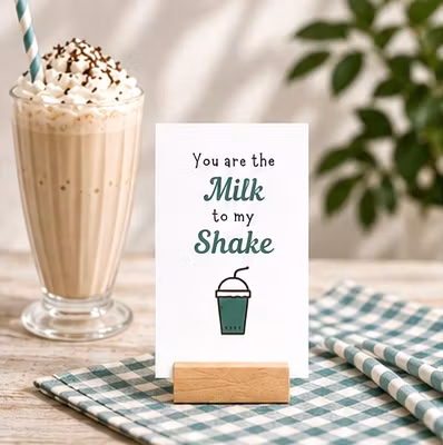 9pk «You are to my» Cards m/kortholder