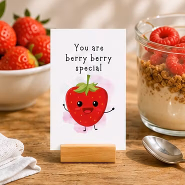 9pk Raus Hverdag kort - Lunchnotes m/kortholder