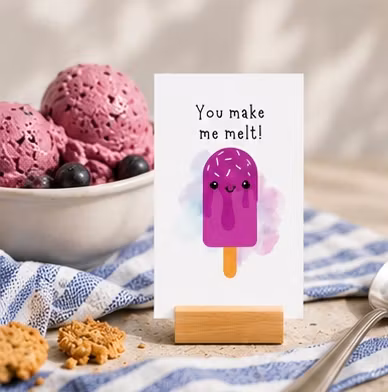 9pk Raus Hverdag kort - Lunchnotes m/kortholder