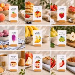 9pk Raus Hverdag kort - Lunchnotes m/kortholder