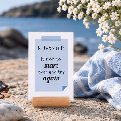 9pk Raus Hverdag kort - Note to Self m/Kortholder