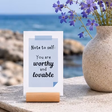 9pk Raus Hverdag kort - Note to Self m/Kortholder