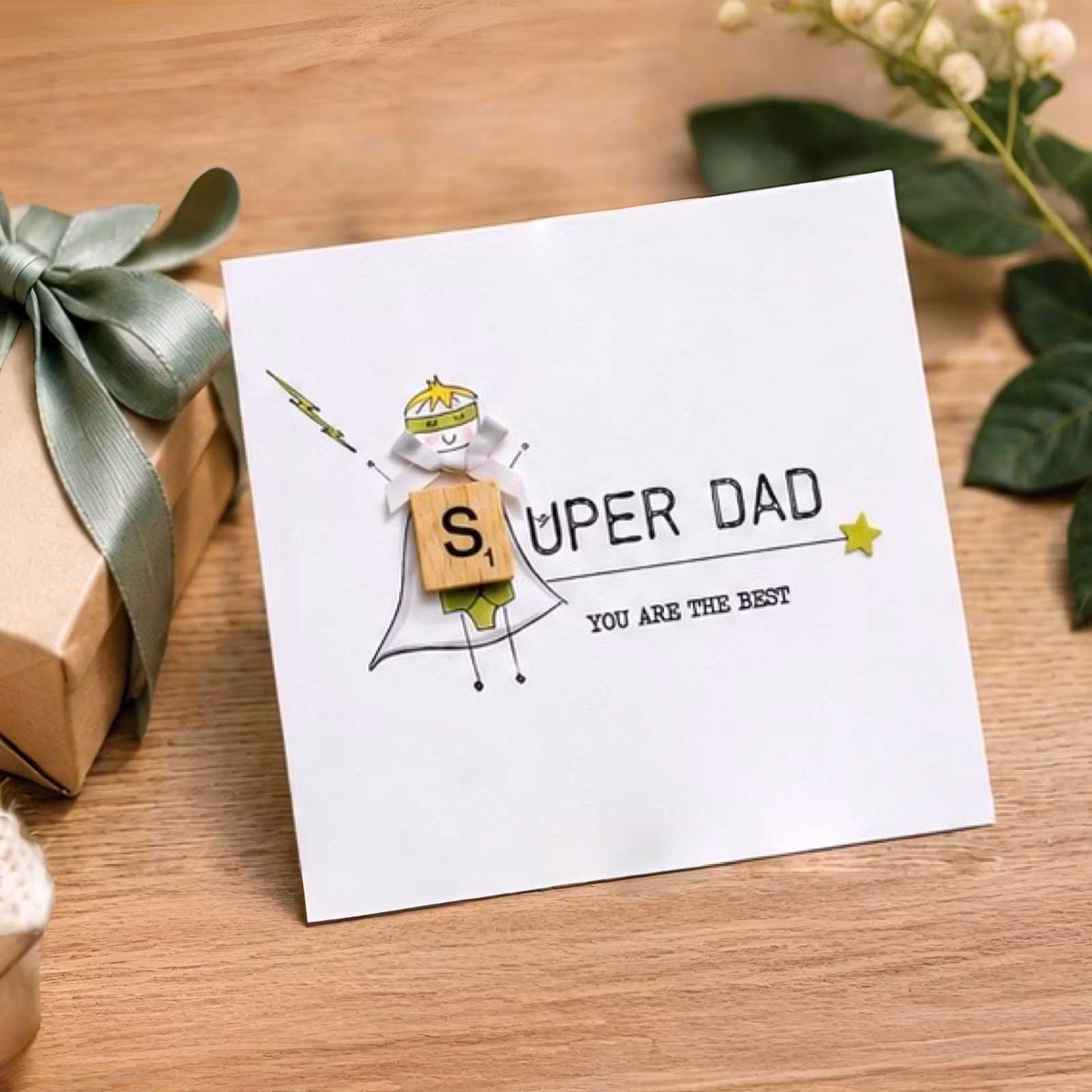 Bexy Boo Greeting Card - "SUPER DAD - You are the best"
