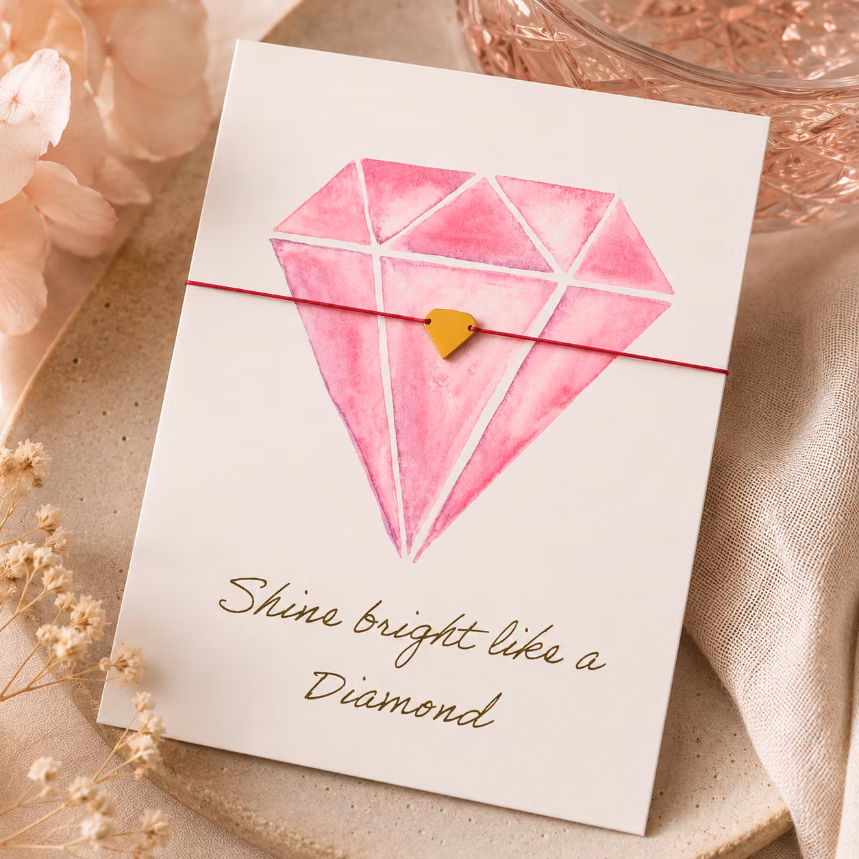 By Vivi: Bracelet Card - Diamond