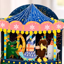 Alljoy Design -  Popup Kort - Dyrefest på Tivoli
