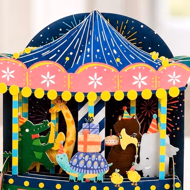 Alljoy Design -  Popup Kort - Dyrefest på Tivoli