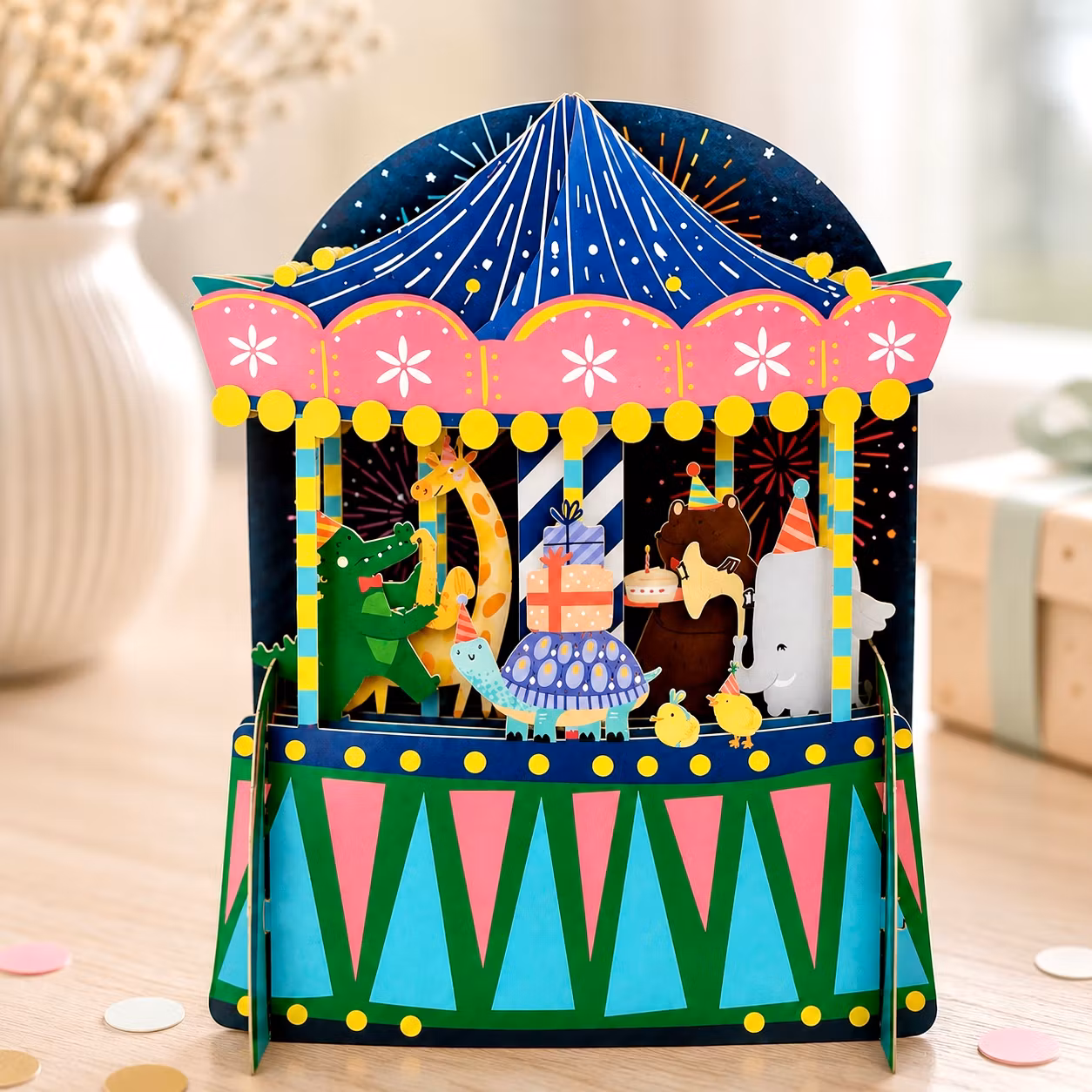 Alljoy Design -  Popup Kort - Dyrefest på Tivoli
