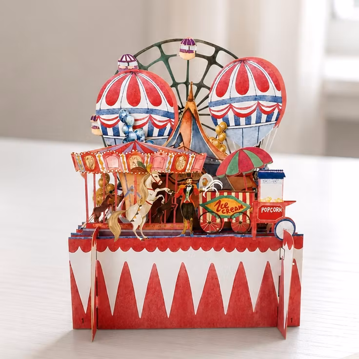 Alljoy Design -  Popup Kort - Tivolieventyr