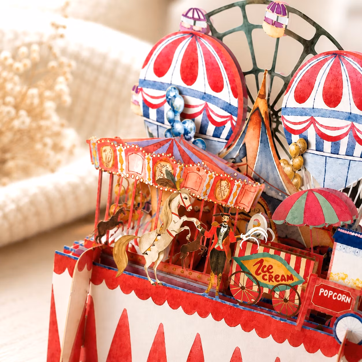 Alljoy Design -  Popup Kort - Tivolieventyr