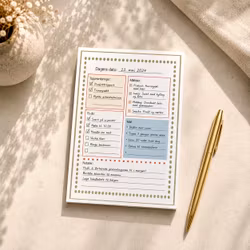 Daise &. Co: Daily Planner Notepad