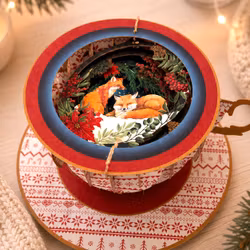 A Cup of Tea Pop Up Card - Winter Fox Tea