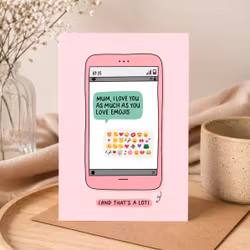 Inky in The Wild - Emoji Mum Card