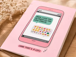 Inky in The Wild - Emoji Mum Card