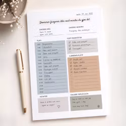 Daise & Co Notepad - Dreams don’t work unless you do