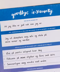 The Happiness Planner - "GOODBYE INSECURITY" NOTEPAD