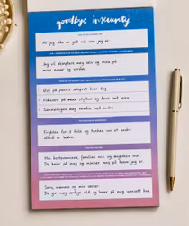 The Happiness Planner - "GOODBYE INSECURITY" NOTEPAD