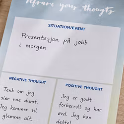 The Happiness Planner - "REFRAME YOUR THOUGHTS" NOTEPAD