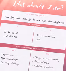 The Happiness Planner - "WHAT SHOULD I DO" NOTEPAD