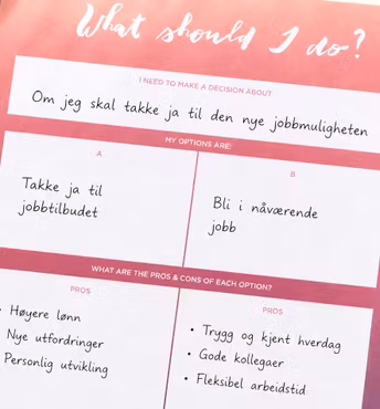 The Happiness Planner - "WHAT SHOULD I DO" NOTEPAD