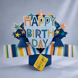 Second Nature Pop-up Card - Happy Birthday