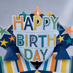 Second Nature Pop-up Card - Happy Birthday