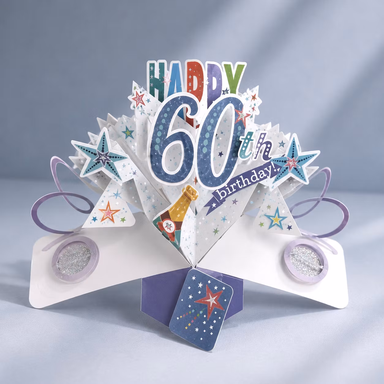Second Nature Pop-up Card - 60th Birthday