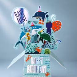 Second Nature Pop-up Card - Happy Birthday