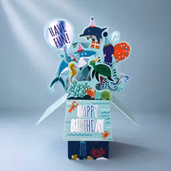 Second Nature Pop-up Card - Happy Birthday
