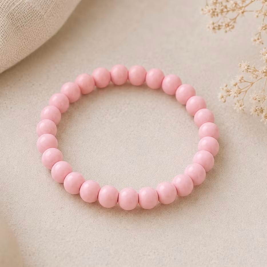 Elastisk armbånd – Lys Rosa