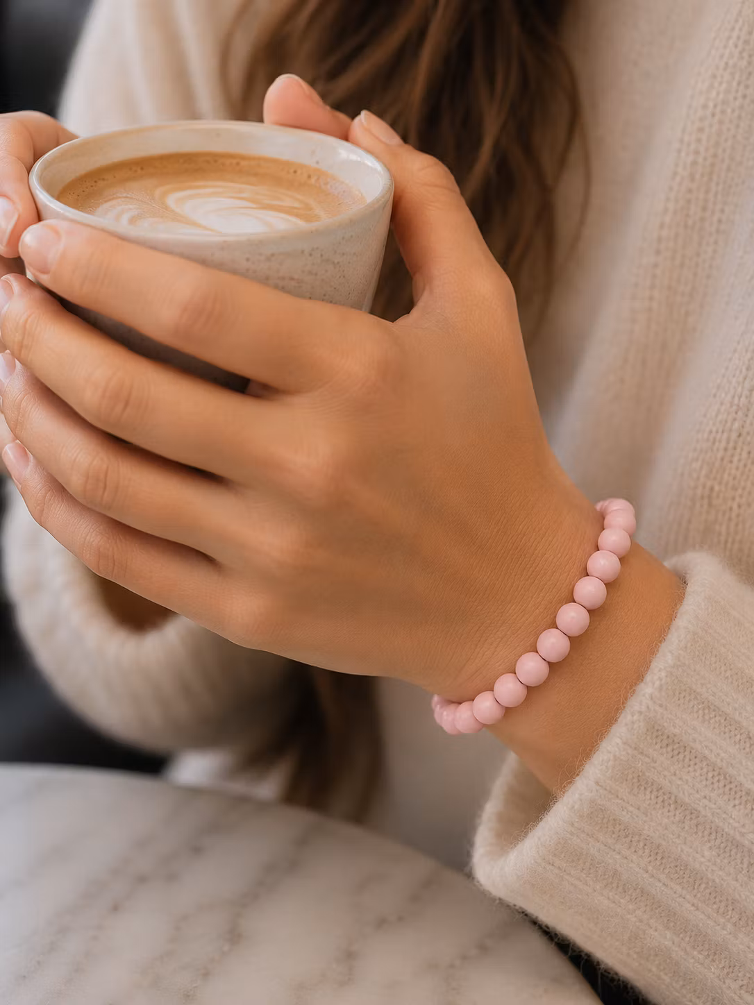Elastisk armbånd – Lys Rosa