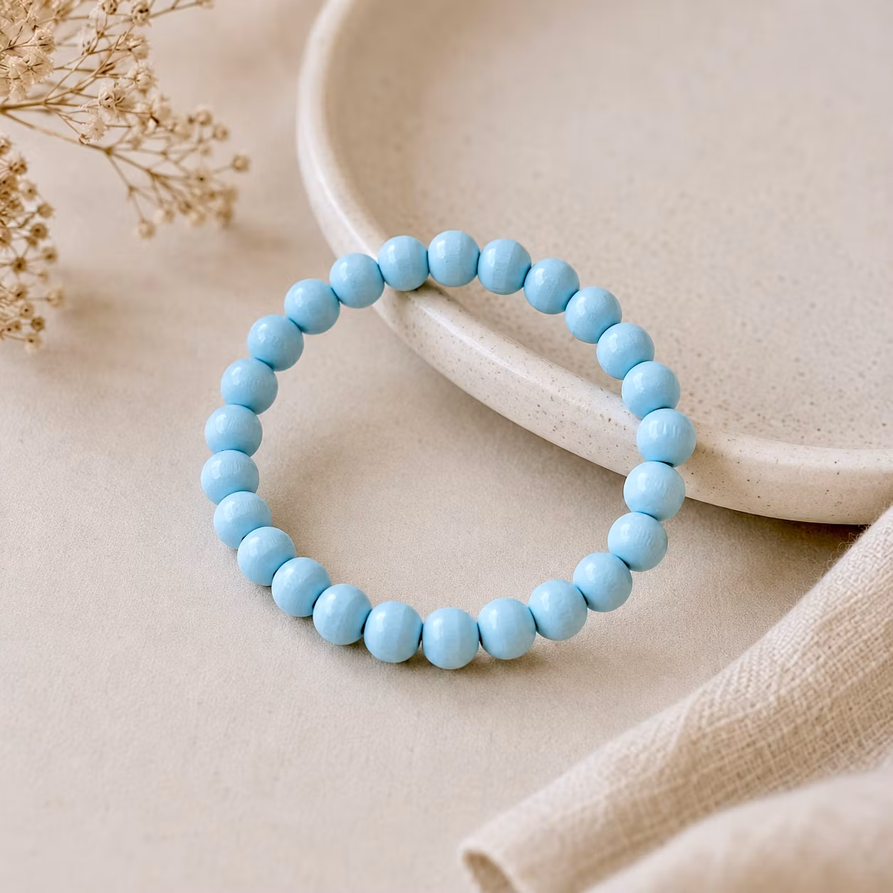 Elastisk armbånd – Blå