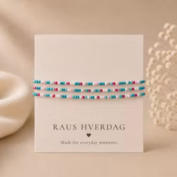 3pk Glass Beads Stretch Bracelet