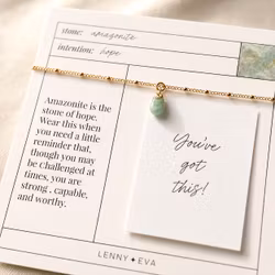 Lenny&Eva  - Bella Necklace-Amazonite