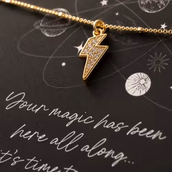 Lenny&Eva  -  Celestial Necklace-Lightning Bolt