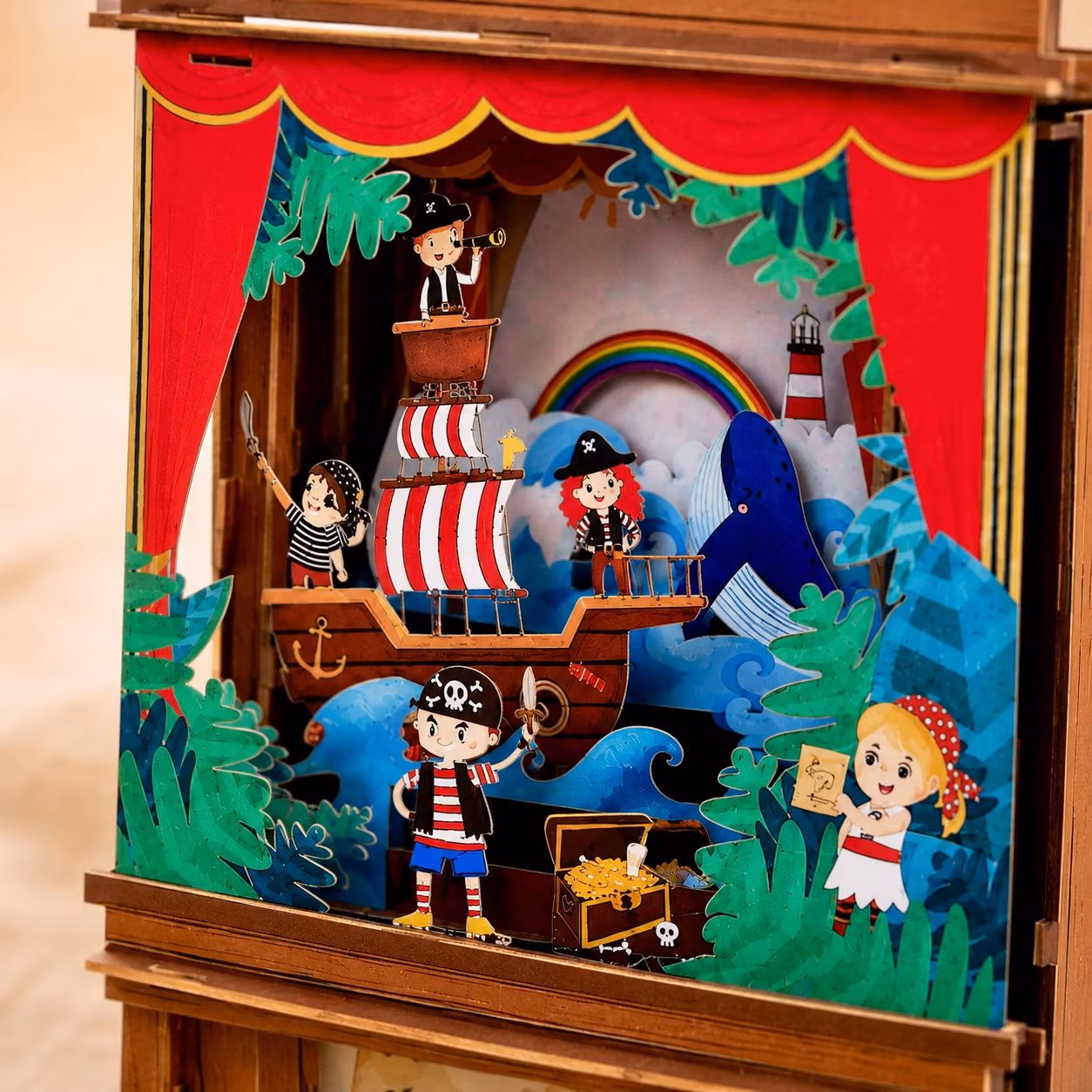 Alljoy Design - Papir Teater Kort - Pirater