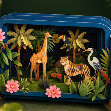 Alljoy Design -  Flaskepost  - Jungle