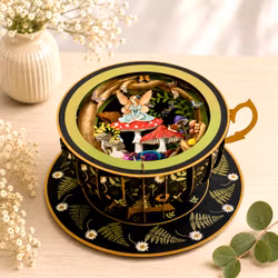 A Cup of Tea Pop Up Card - Fairies