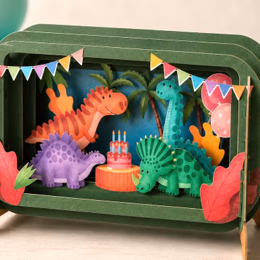 Alljoy Design -  Flaskepost  - Dinosaur