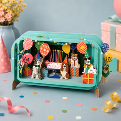 Alljoy Design -  Flaskepost  - Pawty Time