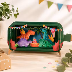 Alljoy Design -  Flaskepost  - Dinosaur
