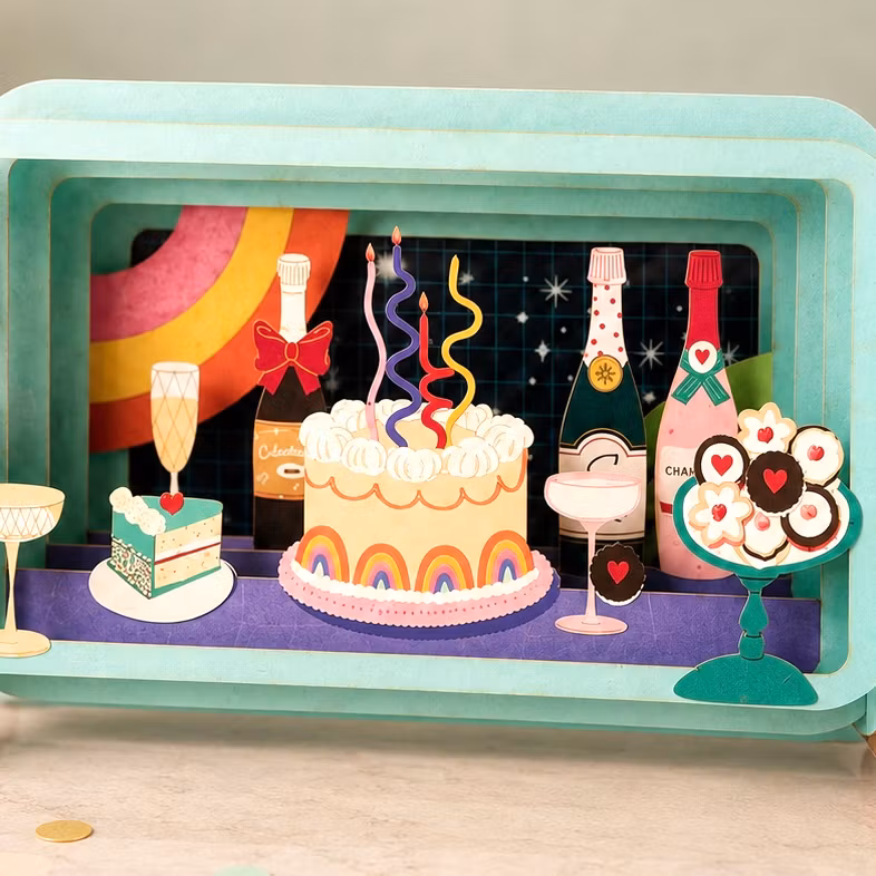 Alljoy Design -  Flaskepost  - Bursdag