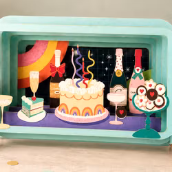 Alljoy Design -  Flaskepost  - Bursdag