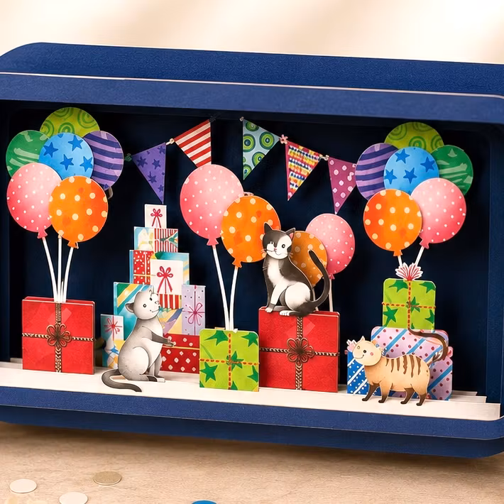 Alljoy Design -  Flaskepost  - Bursdag
