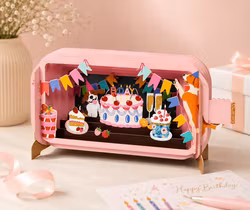 Alljoy Design -  Flaskepost  - Birthday Cake