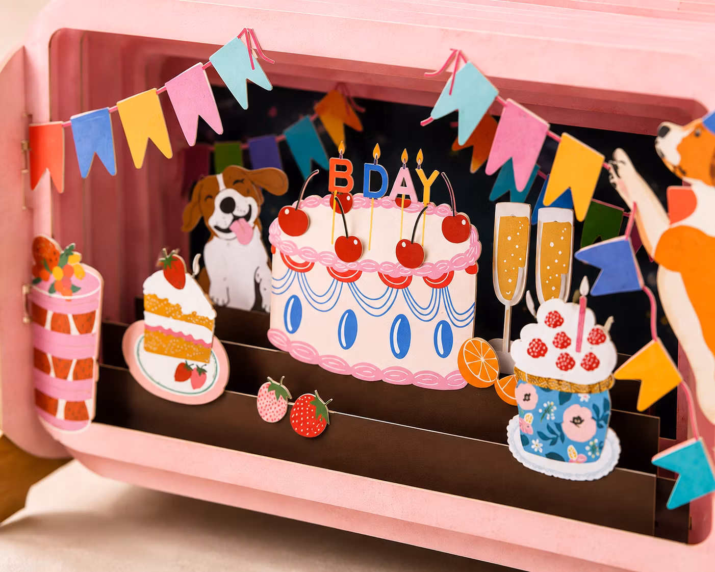 Alljoy Design -  Flaskepost  - Birthday Cake