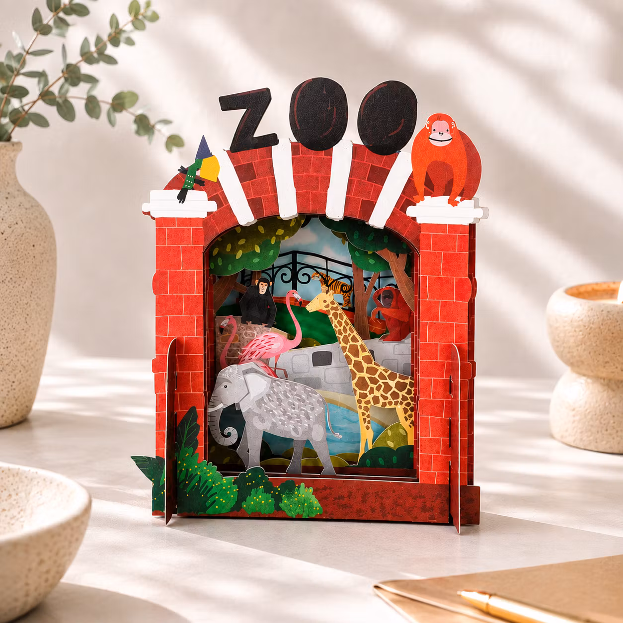 Alljoy Design -  Popup Kort - Sirkusvenner