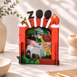 Alljoy Design -  Popup Kort - Sirkusvenner