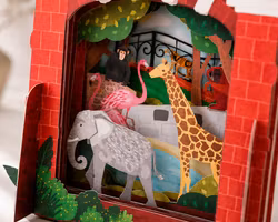 Alljoy Design -  Popup Kort - Sirkusvenner