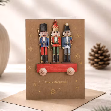 Alljoy Design -  Julekort med avtagbar julepynt