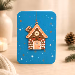 Alljoy Design -  Julekort med avtagbar julepynt